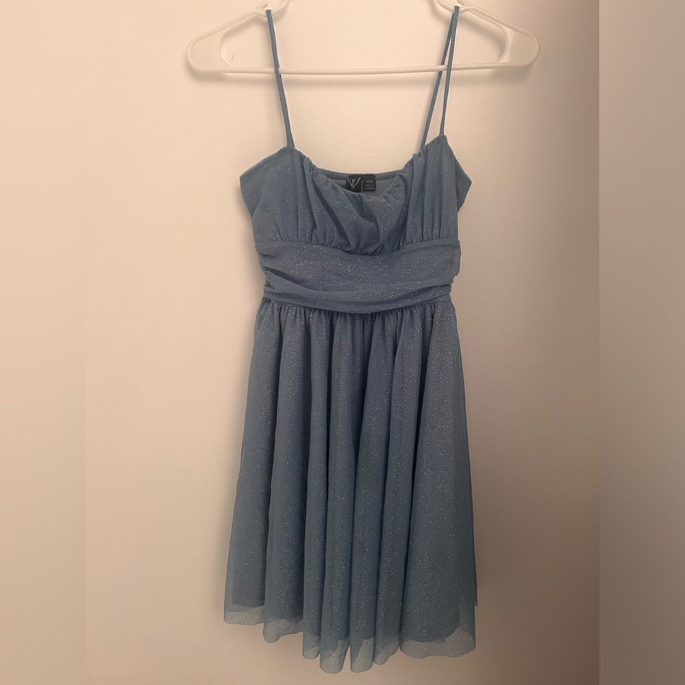 XXS Windsor Blue Sparkly Dress